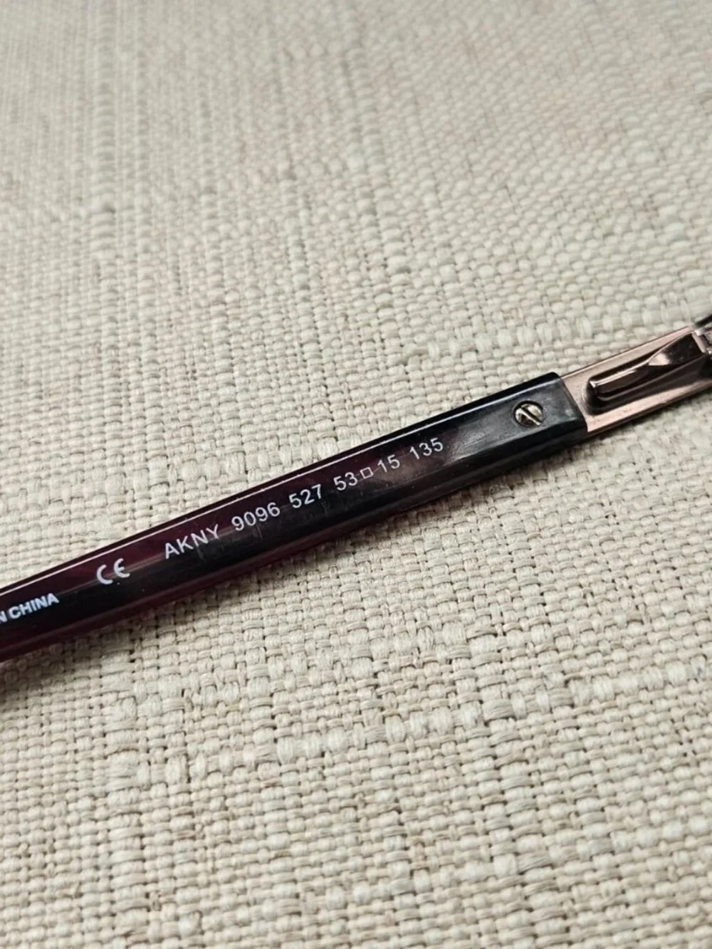Vintage Anne Klein Women Glasses Frame Half Rim Glasses eyewear Bronze AKNY9096